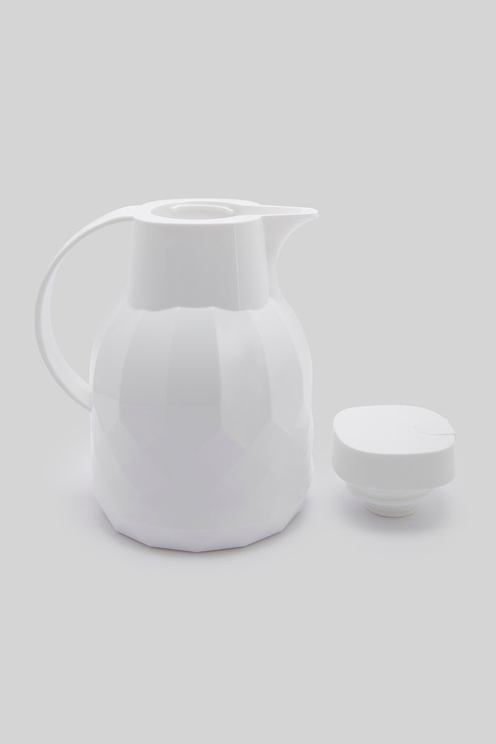 Redtag-White-Vacuum-Flask-Category:Storage,-Colour:White,-Deals:New-In,-Filter:Home-Dining,-HMW-DIN-Storage,-New-In-HMW-DIN,-Non-Sale,-Section:Homewares,-W22B-Home-Dining-