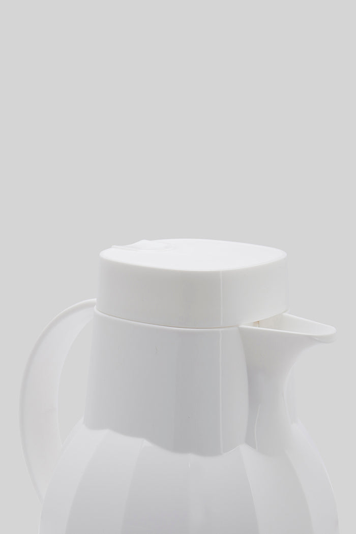 Redtag-White-Vacuum-Flask-Category:Storage,-Colour:White,-Deals:New-In,-Filter:Home-Dining,-HMW-DIN-Storage,-New-In-HMW-DIN,-Non-Sale,-Section:Homewares,-W22B-Home-Dining-