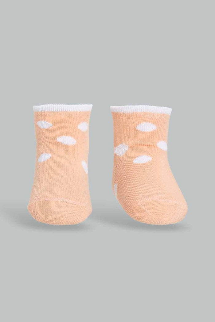 Redtag-Girls-Multi-Coloured-4Pk-Aop-Ankle-Length-Socks-365,-Category:Socks,-Colour:Assorted,-Deals:New-In,-Filter:Infant-Girls-(3-to-24-Mths),-ING-Socks,-New-In-ING-APL,-Non-Sale,-Section:Girls-(0-to-14Yrs)-Infant-Girls-3 to 24 Months