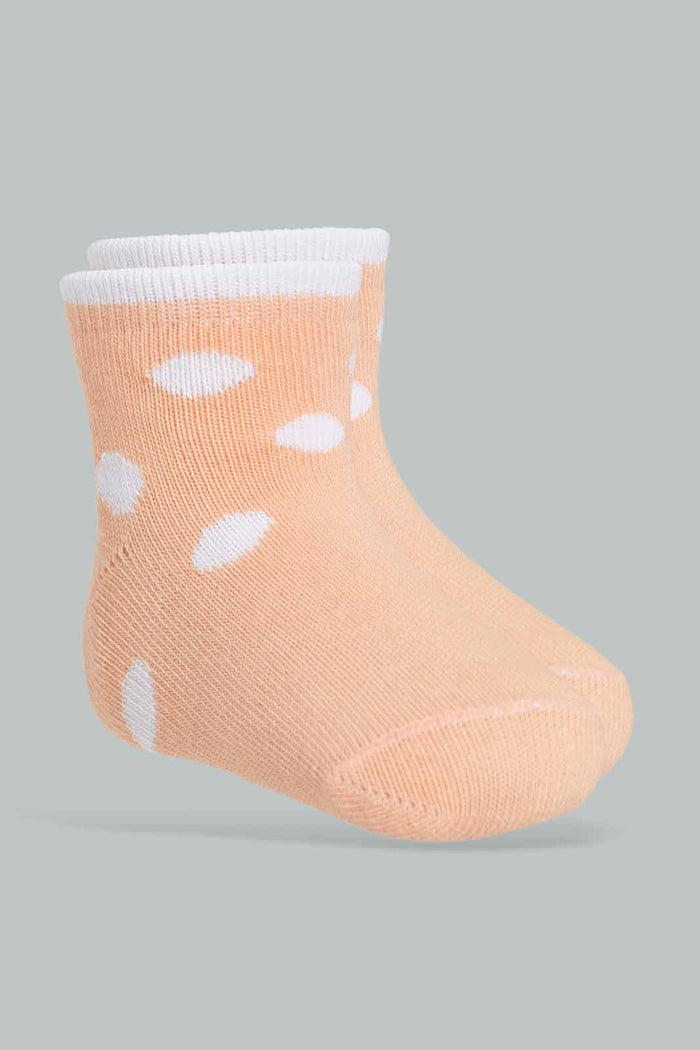 Redtag-Girls-Multi-Coloured-4Pk-Aop-Ankle-Length-Socks-365,-Category:Socks,-Colour:Assorted,-Deals:New-In,-Filter:Infant-Girls-(3-to-24-Mths),-ING-Socks,-New-In-ING-APL,-Non-Sale,-Section:Girls-(0-to-14Yrs)-Infant-Girls-3 to 24 Months