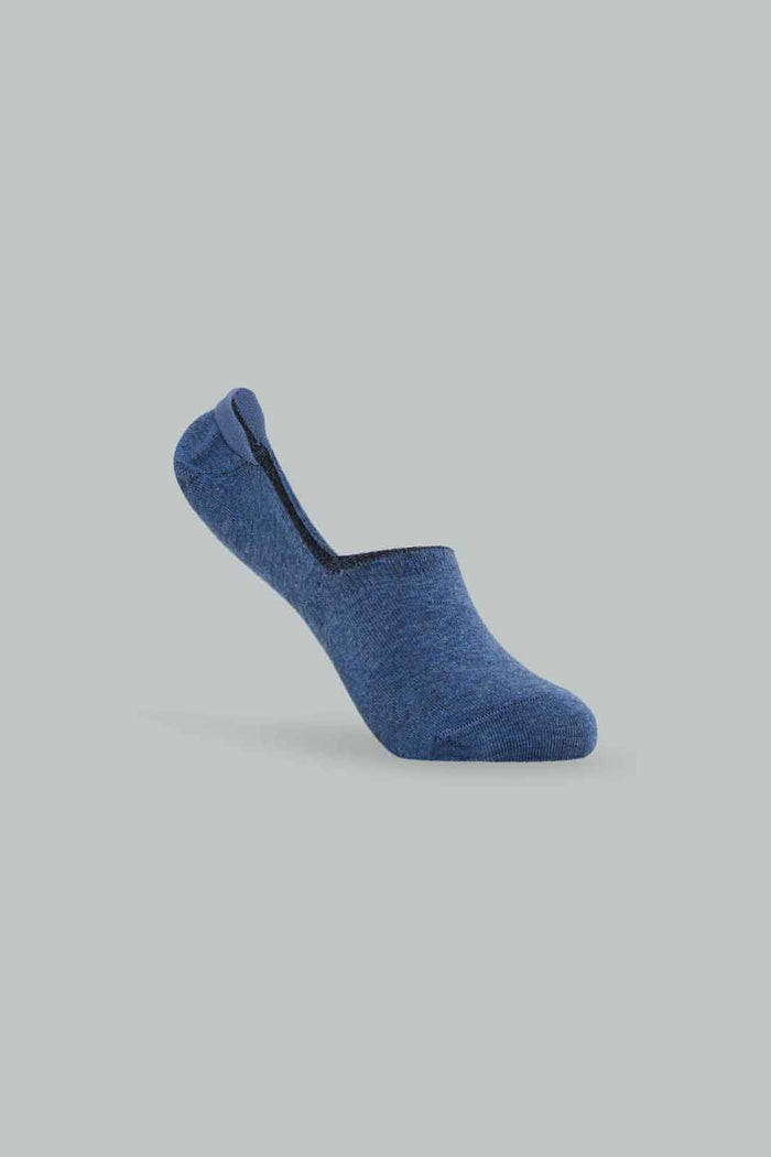 Redtag-Boys-Blue-Mel/Grey-Mel-2-Pcs-Pack-Invisible-Socks-365,-BSR-Socks,-Category:Socks,-Colour:Assorted,-Deals:New-In,-Dept:Boys,-Filter:Senior-Boys-(8-to-14-Yrs),-New-In-BSR-APL,-Non-Sale,-Section:Boys-(0-to-14Yrs)-Senior-Boys-9 to 14 Years