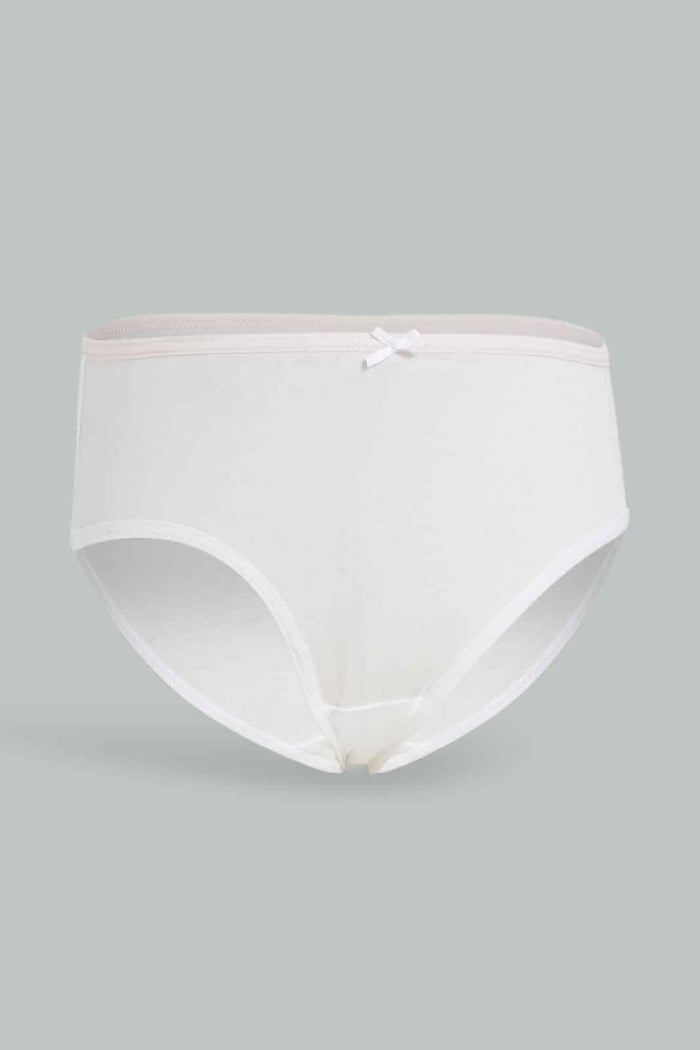 Redtag-Girls-5Pk-Brief-Cherries---Blue,-Pinks-365,-Category:Briefs,-Colour:Apricot,-Deals:New-In,-ESS,-Filter:Girls-(2-to-8-Yrs),-GIR-Briefs,-New-In-GIR-APL,-Non-Sale,-Section:Girls-(0-to-14Yrs)-Girls-2 to 8 Years