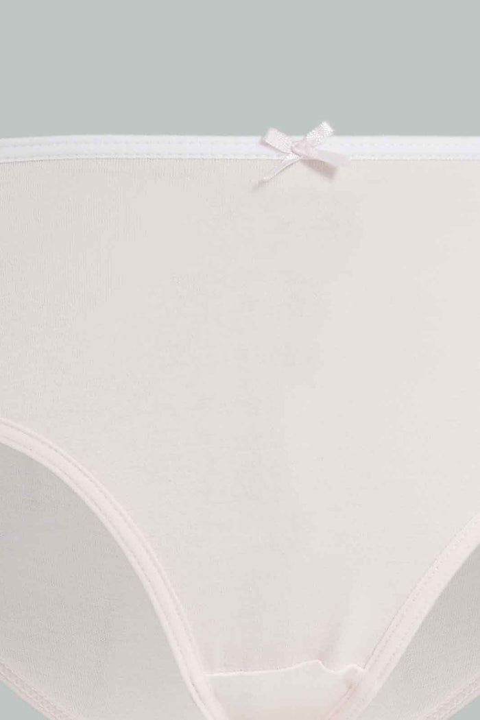 Redtag-Girls-5Pk-Brief-Cherries---Blue,-Pinks-365,-Category:Briefs,-Colour:Apricot,-Deals:New-In,-ESS,-Filter:Girls-(2-to-8-Yrs),-GIR-Briefs,-New-In-GIR-APL,-Non-Sale,-Section:Girls-(0-to-14Yrs)-Girls-2 to 8 Years