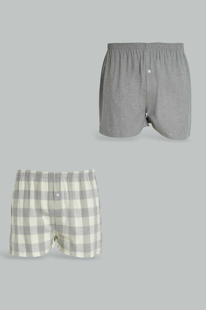 Redtag-Men-Charcoal-Boxers-Shorts-365,-Category:Boxers,-Colour:Charcoal,-Deals:New-In,-Dept:Menswear,-Filter:Men's-Clothing,-Men-Boxers,-New-In-Men-APL,-Non-Sale,-Section:Men-Men's-