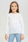 Redtag-Girls-Cream-Long-Sleeve-Pullover-With-Embellishment-At-Front-Category:Pullovers,-Colour:Cream,-Deals:New-In,-Dept:Girls,-Filter:Girls-(2-to-8-Yrs),-GIR-Pullovers,-New-In-GIR-APL,-Non-Sale,-Section:Girls-(0-to-14Yrs),-W22B-Girls-2 to 8 Years