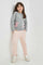 Redtag-Girls-Grey-Melange-With-Pink-Pocket-Long-Sleeve-Cardigans-Category:Cardigans,-Colour:Grey,-Deals:New-In,-Filter:Girls-(2-to-8-Yrs),-GIR-Cardigans,-New-In-GIR-APL,-Non-Sale,-Section:Girls-(0-to-14Yrs),-W22B-Girls-2 to 8 Years