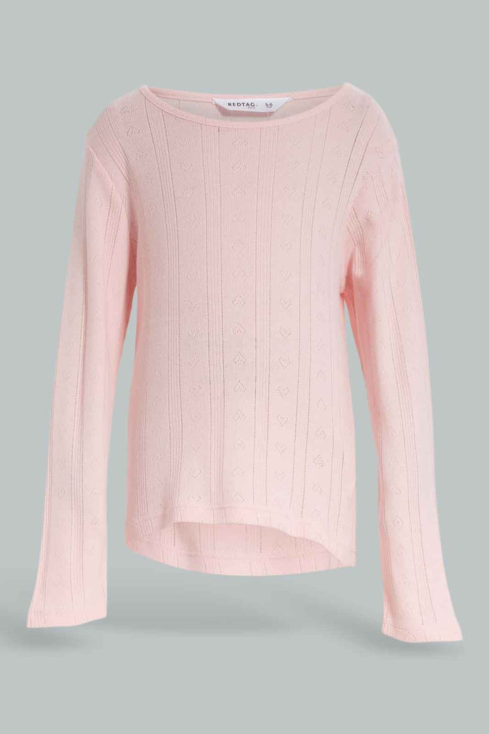 Redtag-Girls-Lt.Pink-Thermal-Set-365,-Category:Thermals,-Colour:Apricot,-Deals:New-In,-Dept:Girls,-Filter:Girls-(2-to-8-Yrs),-GIR-Thermals,-New-In-GIR-APL,-Non-Sale,-Section:Girls-(0-to-14Yrs)-Girls-2 to 8 Years