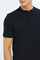Redtag-Men-Black-Mao-Collar-Polo-Shirt-Category:Polo-T-Shirts,-Colour:Black,-Deals:New-In,-Dept:Menswear,-Filter:Men's-Clothing,-Men-Polo-T-Shirts,-New-In-Men-APL,-Non-Sale,-S23C,-Section:Men,-TBL-Men's-