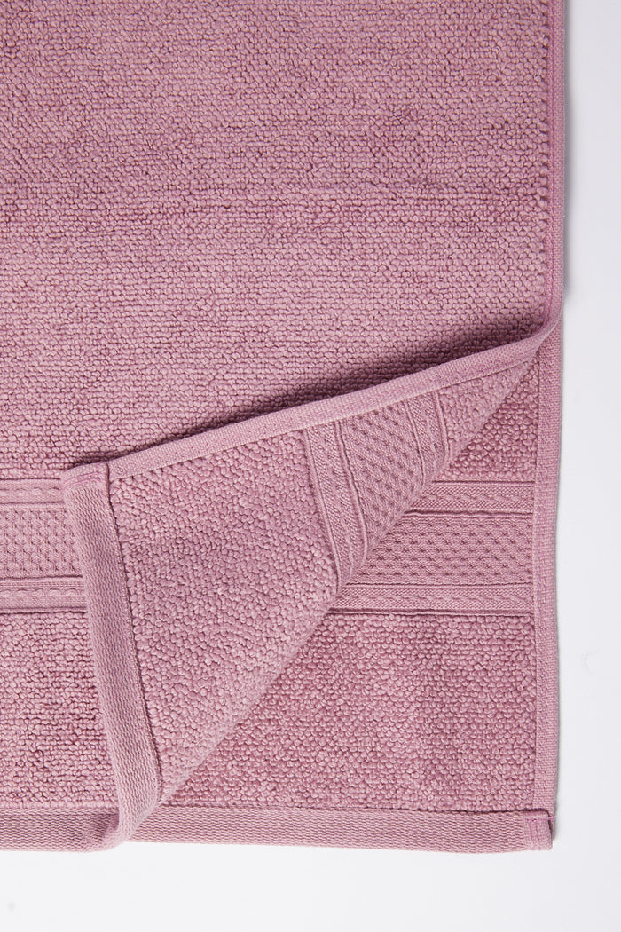 Redtag-Purple-Textured-Cotton-Beach-Towel-Category:Towels,-Colour:Purple,-Deals:New-In,-Dept:Home,-Filter:Home-Bathroom,-HMW-BAC-Towels,-New-In-HMW-BAC,-Non-Sale,-S23A,-Section:Homewares-Home-Bathroom-