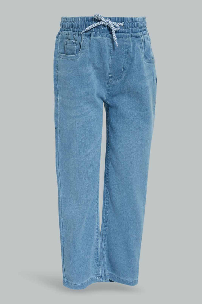 Redtag-Boys-Lightwash-Elasticated-Waist-Jean-365,-BOY-Jeans,-Category:Jeans,-Colour:Light-Wash,-Deals:New-In,-Dept:Boys,-Filter:Boys-(2-to-8-Yrs),-New-In-BOY-APL,-Non-Sale,-Section:Boys-(0-to-14Yrs),-TBL-Boys-2 to 8 Years