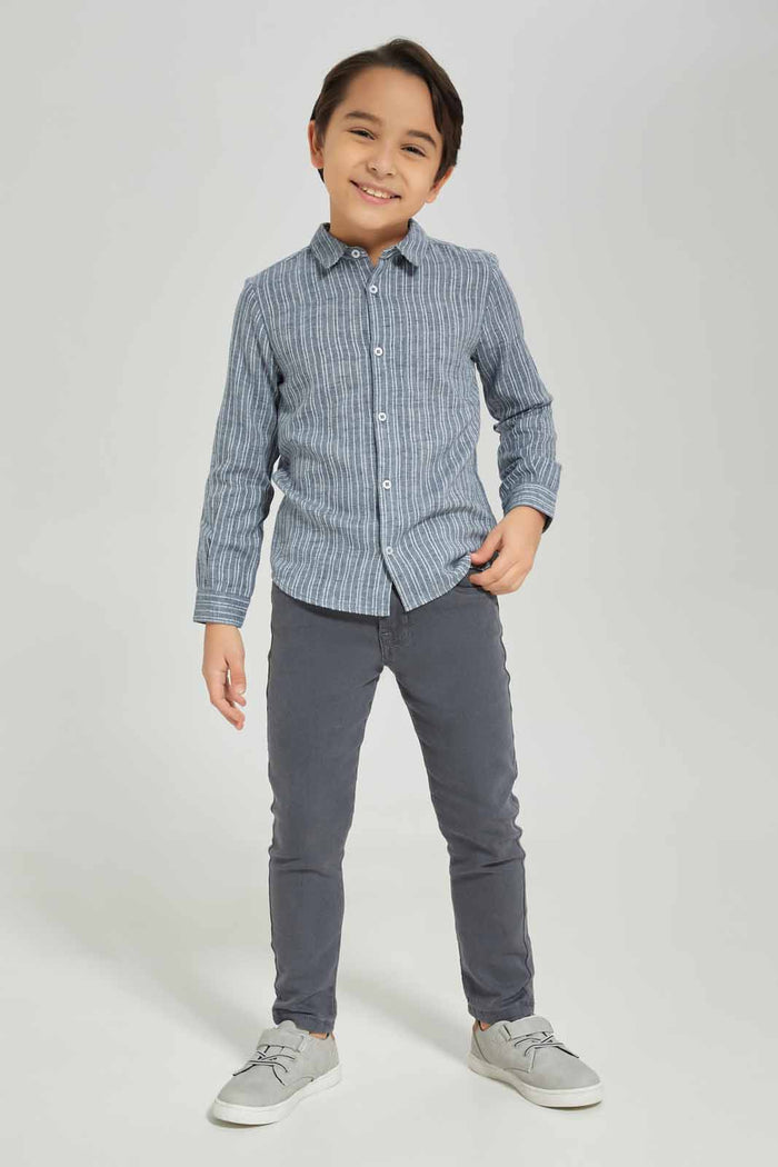 Redtag-Boys-Grey-Denim-Jean-BOY-Jeans,-Category:Jeans,-Colour:Grey,-Deals:New-In,-Dept:Boys,-Filter:Boys-(2-to-8-Yrs),-FIT-WALL-(FTW),-New-In-BOY-APL,-Non-Sale,-S23A,-Section:Boys-(0-to-14Yrs)-Boys-2 to 8 Years