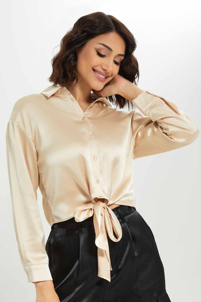beige blouse for women