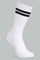 Redtag-Boys--White-W/-Black-Stripes-Crew-Length-Socks-365,-BSR-Socks,-Category:Socks,-Colour:Black,-Deals:New-In,-FIFA,-Filter:Senior-Boys-(8-to-14-Yrs),-New-In-BSR-APL,-Non-Sale,-Section:Boys-(0-to-14Yrs)-Senior-Boys-9 to 14 Years