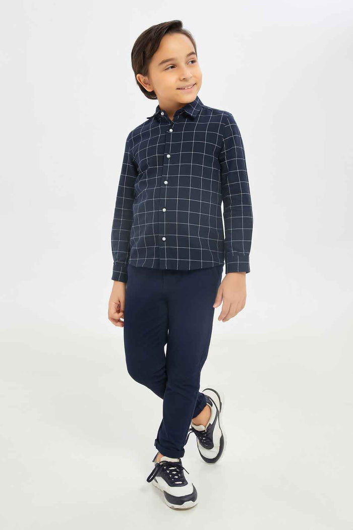 Redtag-Boys-Navy-Chino-Trouser-BOY-Trousers,-Category:Trousers,-Colour:Navy,-Deals:New-In,-Dept:Boys,-Filter:Boys-(2-to-8-Yrs),-New-In-BOY-APL,-Non-Sale,-S23B,-Section:Boys-(0-to-14Yrs),-VLM-Boys-2 to 8 Years