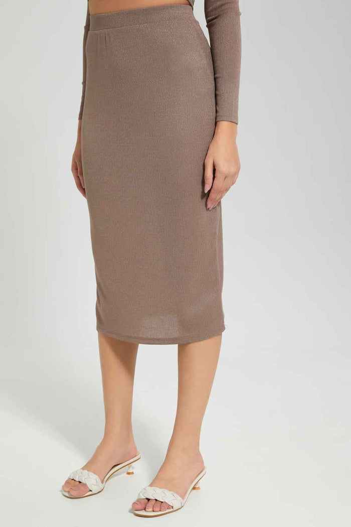 Redtag-Women-Lurex-Pencil-Skirt-Category:Skirts,-Colour:Gold,-Deals:New-In,-FF,-Filter:Women's-Clothing,-New-In-Women-APL,-Non-Sale,-S23A,-Section:Women,-Women-Skirts-Women's-