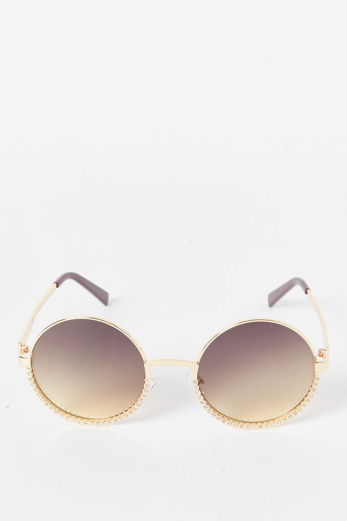 Redtag-Round-Shaped-Sunglasses-Category:Sunglasses,-Colour:Assorted,-Deals:New-In,-Dept:Ladieswear,-Filter:Women's-Accessories,-New-In,-New-In-Women-ACC,-Non-Sale,-S23A,-Section:Women,-Women-Sunglasses-Women-