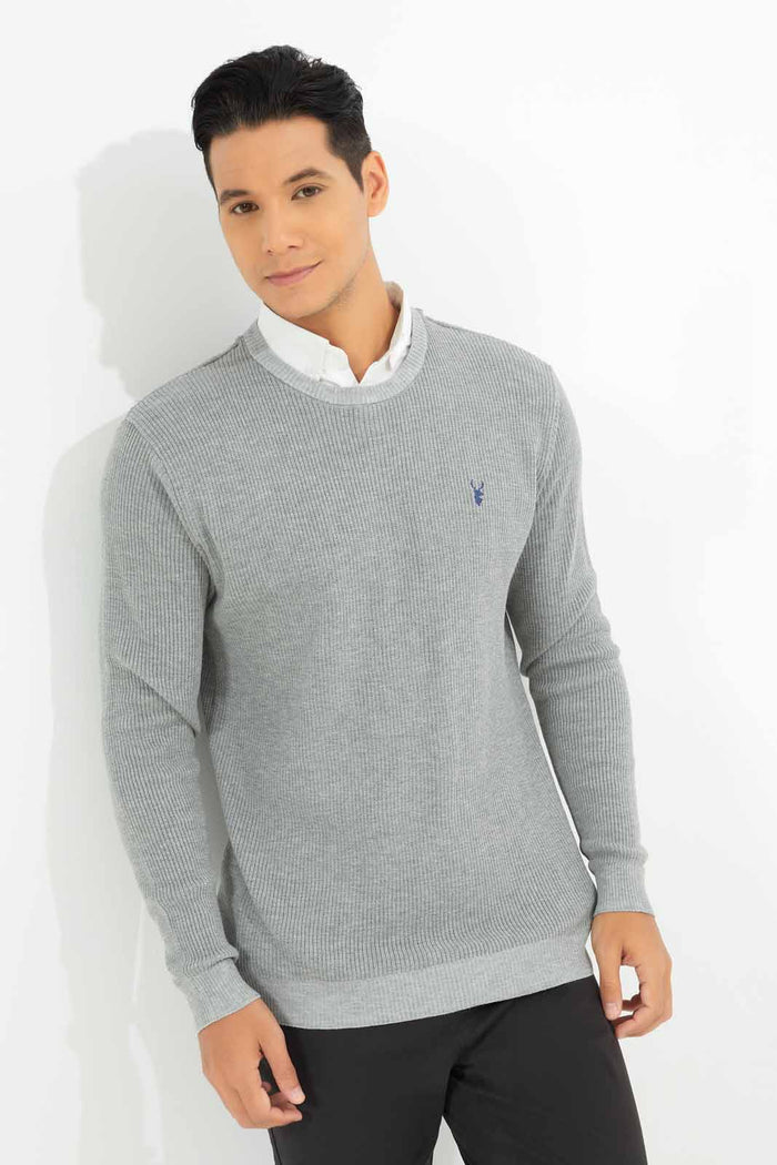 Redtag-Men-Grey-Twofer-Pullovers-Category:Cardigans,-Colour:Grey,-Deals:New-In,-Dept:Menswear,-Filter:Men's-Clothing,-Men-Cardigans,-New-In-Men-APL,-Non-Sale,-S23A,-Section:Men-Men's-