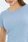 Redtag-Women-Blue-Rib-Cropped-Tee-Category:T-Shirts,-Colour:Blue,-Deals:2-FOR-37,-Deals:New-In,-Dept:Ladieswear,-Filter:Women's-Clothing,-KSH,-New-In-Women-APL,-Non-Sale,-S23A,-Section:Women,-Women-T-Shirts-Women's-