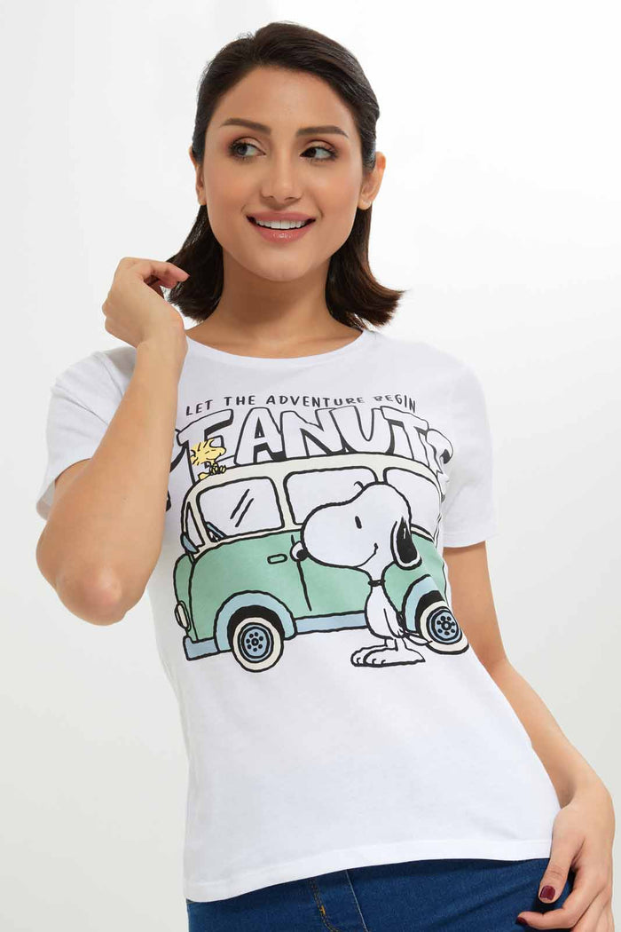 Redtag-Women-White-Minnie-Mouse-Printed-T-Shirt-Category:T-Shirts,-CHA,-Colour:White,-Deals:New-In,-Dept:Ladieswear,-Filter:Women's-Clothing,-New-In-Women-APL,-Non-Sale,-S23A,-Section:Women,-TBL,-Women-T-Shirts-Women's-