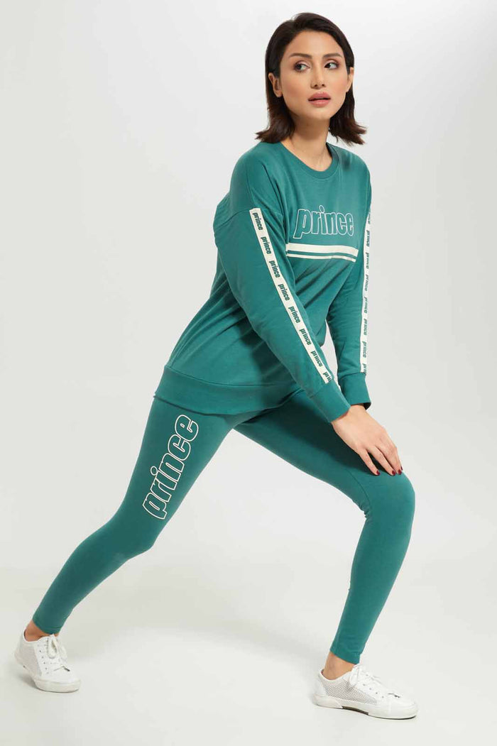 Redtag-Women-Green-Prince-Print-Long-Sleeve-Sweatshirt-With-Side-Tape-Category:Sweatshirts,-Colour:Green,-Deals:New-In,-Dept:Ladieswear,-FF,-Filter:Women's-Clothing,-New-In-Women-APL,-Non-Sale,-S23A,-Section:Women,-Women-Sweatshirts-Women's-