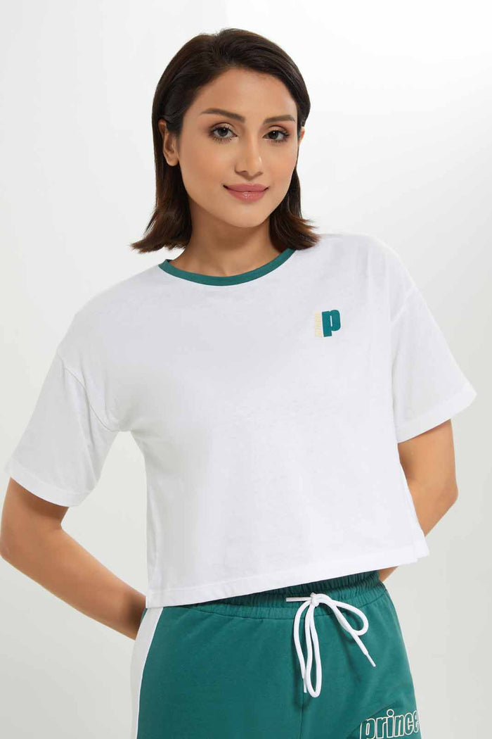 Redtag-Women-White-Prince-Printed-Cropped-T-Shirt-Category:T-Shirts,-Colour:White,-Deals:New-In,-Dept:Ladieswear,-FF,-Filter:Women's-Clothing,-New-In-Women-APL,-Non-Sale,-S23A,-Section:Women,-Women-T-Shirts-Women's-