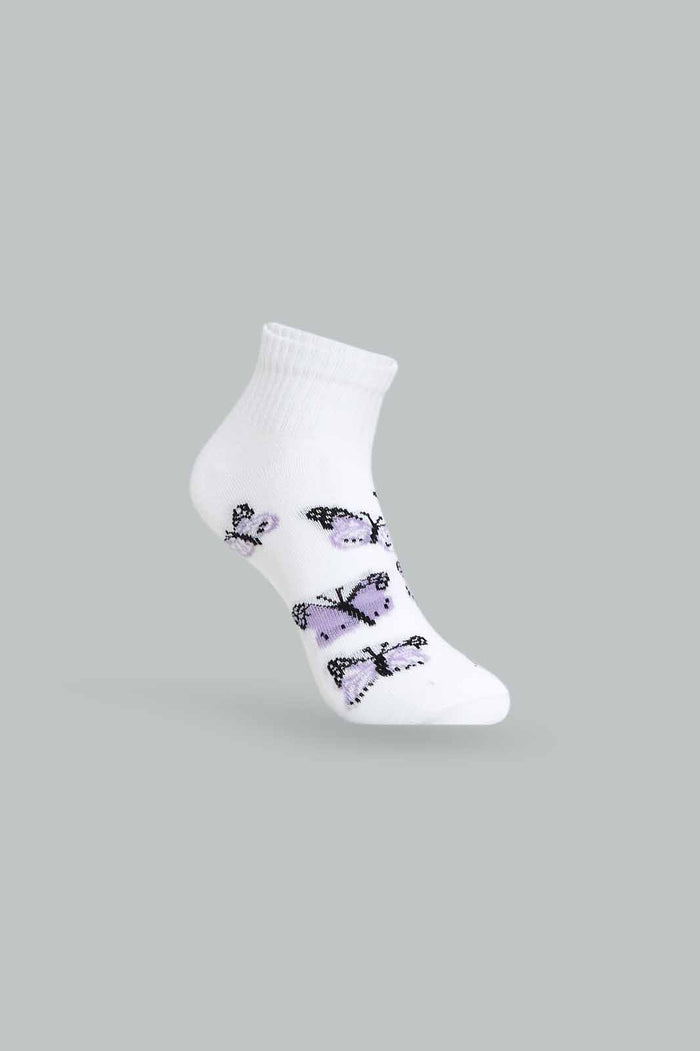 Redtag-Girls-3Pk-Anklet---Tie-Dye-365,-Category:Socks,-Colour:Lilac,-Deals:New-In,-Dept:Girls,-Filter:Girls-(2-to-8-Yrs),-GIR-Socks,-New-In-GIR-APL,-Non-Sale,-Section:Girls-(0-to-14Yrs)-Girls-2 to 8 Years