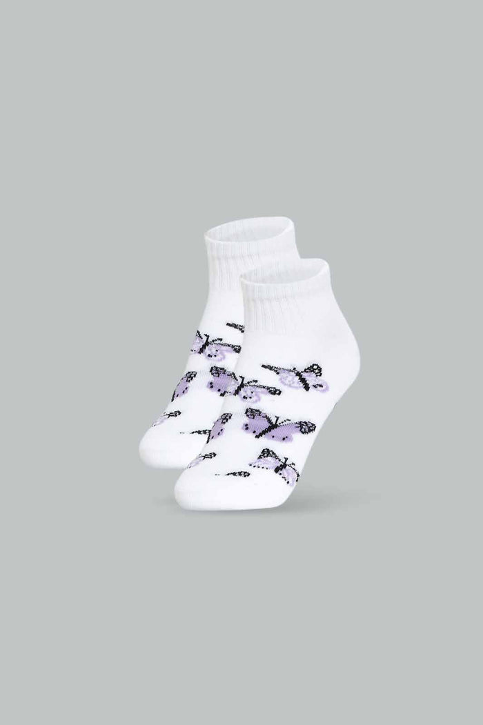 Redtag-Girls-3Pk-Anklet---Tie-Dye-365,-Category:Socks,-Colour:Lilac,-Deals:New-In,-Dept:Girls,-Filter:Girls-(2-to-8-Yrs),-GIR-Socks,-New-In-GIR-APL,-Non-Sale,-Section:Girls-(0-to-14Yrs)-Girls-2 to 8 Years