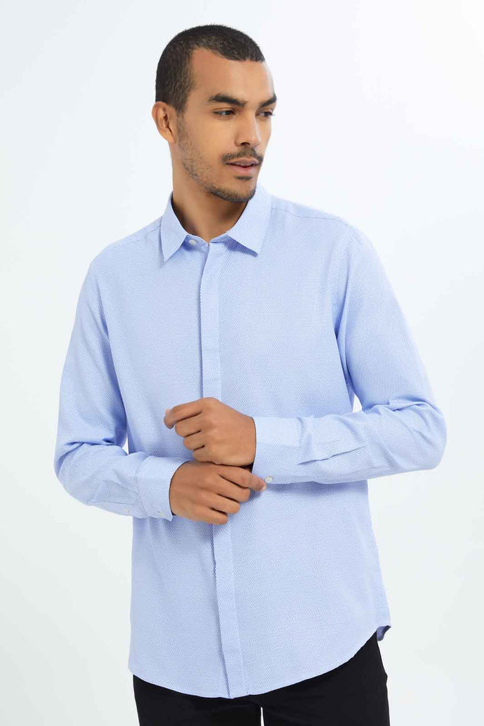 Redtag-Men-Formal-Shirt-2FOR79,-CAPSULE-BUY,-Category:Shirts,-Colour:Blue,-Deals:2-FOR-79,-Deals:New-In,-Dept:Menswear,-Filter:Men's-Clothing,-Men-Shirts,-New-In-Men-APL,-Non-Sale,-Section:Men,-W22B-Men's-