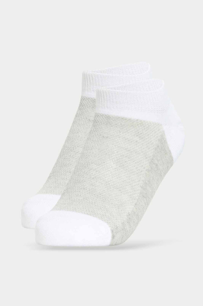 Redtag-Men-White/Grey/White-Invisible-Socks-365,-Category:Socks,-Colour:Assorted,-Deals:New-In,-Dept:Menswear,-Filter:Men's-Clothing,-Men-Socks,-New-In-Men-APL,-Non-Sale,-Section:Men-Men's-