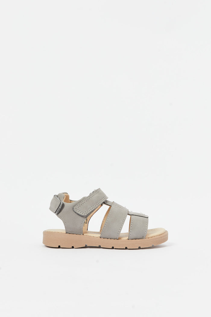 Redtag-Grey-Fisherman-Sandal-BOY-Sandals,-Category:Shoes,-Colour:Grey,-Deals:New-In,-Filter:Boys-Footwear-(3-to-5-Yrs),-H1:FOO,-H2:BOY,-H3:SAF,-H4:SAN,-New-In-BOY-FOO,-Non-Sale,-RMD,-S23A,-Season:S23A,-Section:Boys-(0-to-14Yrs)-Boys-3 to 5 Years