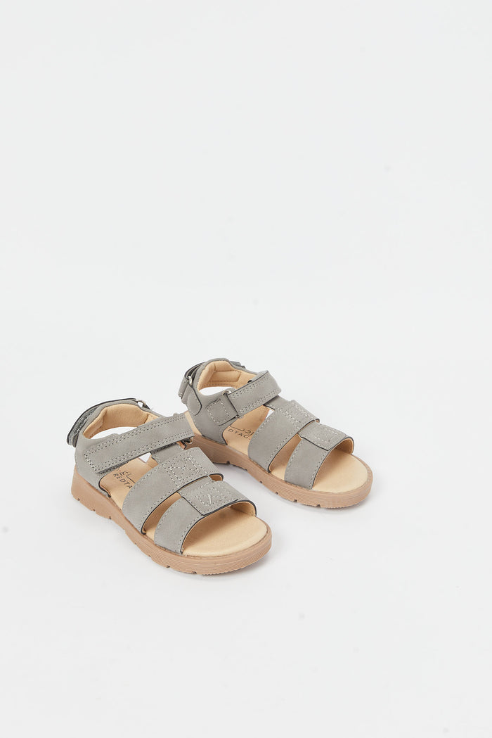 Redtag-Grey-Fisherman-Sandal-BOY-Sandals,-Category:Shoes,-Colour:Grey,-Deals:New-In,-Filter:Boys-Footwear-(3-to-5-Yrs),-H1:FOO,-H2:BOY,-H3:SAF,-H4:SAN,-New-In-BOY-FOO,-Non-Sale,-RMD,-S23A,-Season:S23A,-Section:Boys-(0-to-14Yrs)-Boys-3 to 5 Years