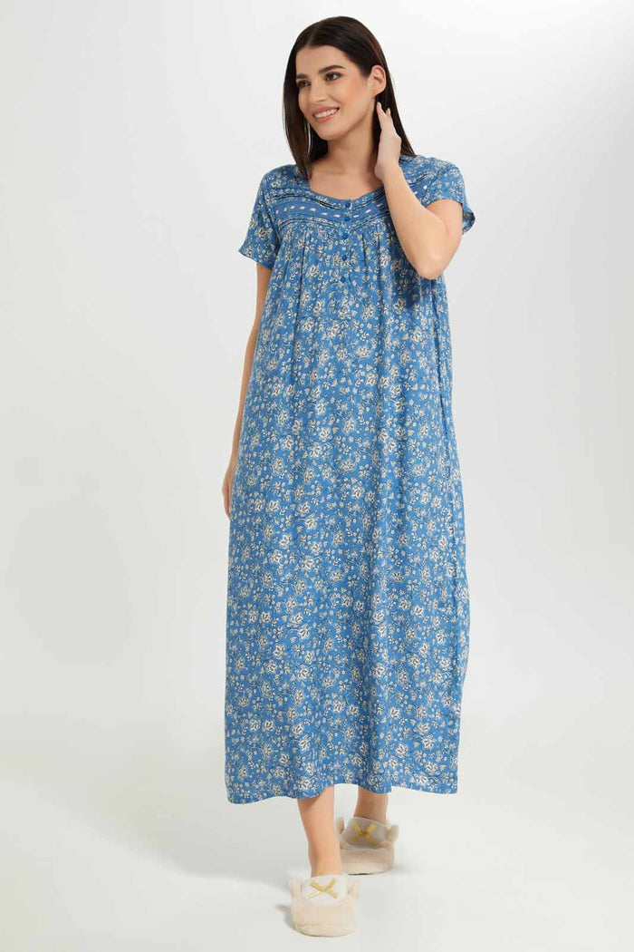 Redtag-Women-Assorted-Printed-Nightgown-Category:Nightgowns,-Colour:Assorted,-Deals:New-In,-Dept:Ladieswear,-Filter:Women's-Clothing,-New-In-Women-APL,-Non-Sale,-S23A,-Section:Women,-Women-Nightgowns--