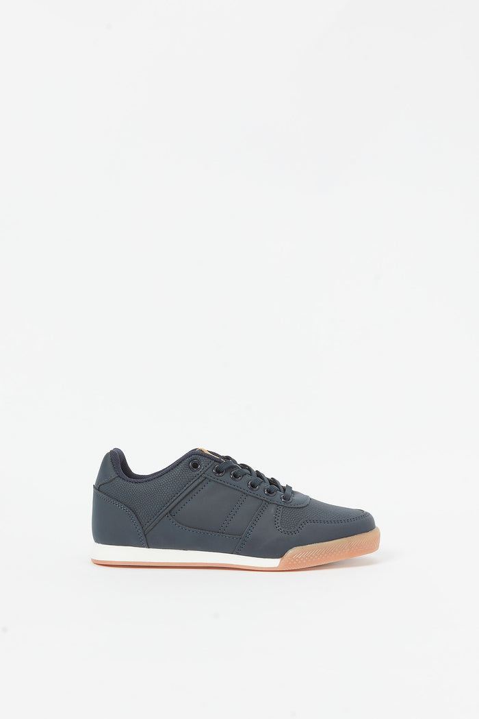 Redtag-Navy-Textured-Sneaker-BSR-Shoes,-Category:Shoes,-Colour:Navy,-Deals:New-In,-Filter:Boys-Footwear-(5-to-14-Yrs),-H1:FOO,-H2:BSR,-H3:SHO,-H4:CAH,-N/A,-New-In-BSR-FOO,-Non-Sale,-S23A,-Season:S23A,-Section:Boys-(0-to-14Yrs)-Senior-Boys-5 to 14 Years