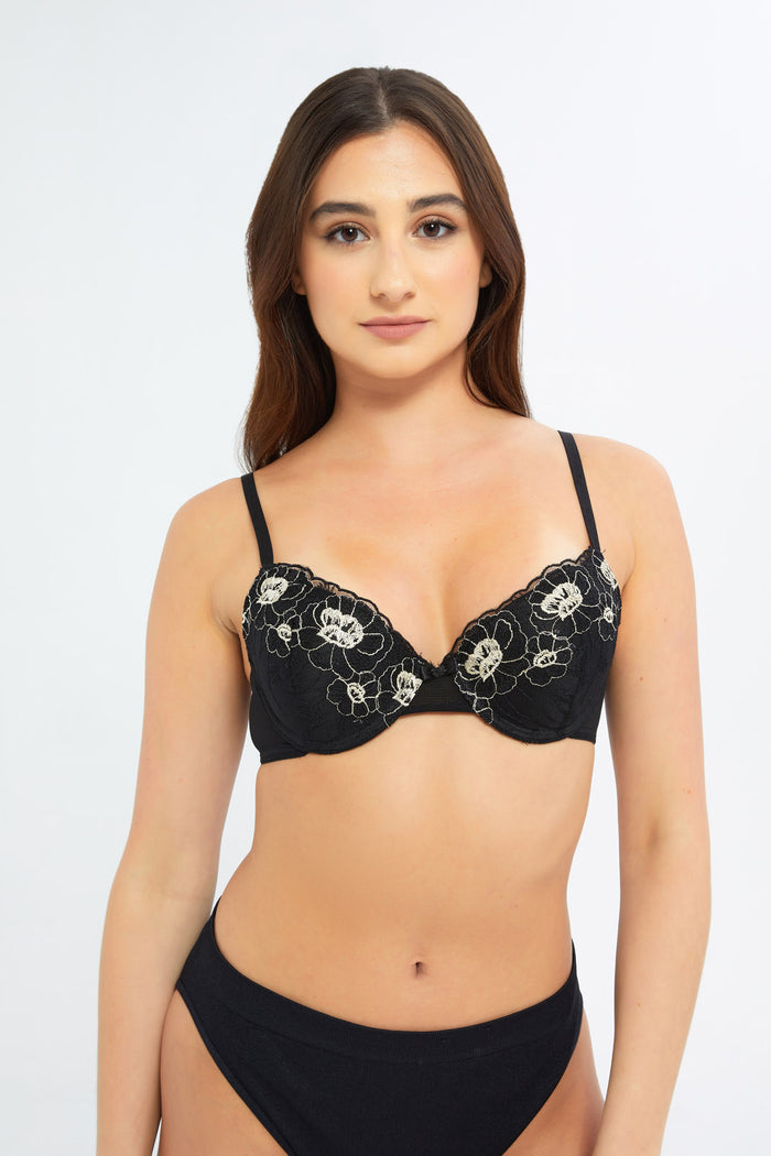 Redtag-Women-Embroidery-Babatex-2-Pack-Plunge-Bra-Category:Bras,-Colour:Assorted,-Deals:New-In,-Dept:Ladieswear,-Filter:Women's-Clothing,-H1:LWR,-H2:LDL,-H3:LIN,-H4:BRA,-New-In-Women-APL,-Non-Sale,-RMD,-S23B,-Season:S23C,-Section:Women,-Women-Bras--