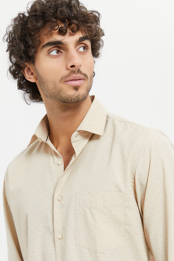 Redtag-Men-Formal-Shirt-Category:Shirts,-Colour:Beige,-Deals:Sale,-Dept:Menswear,-Filter:Men's-Clothing,-H1:MWR,-H2:GEN,-H3:SHI,-H4:CSH,-Men-Shirts,-MWRGENSHIFSH,-ProductType:Casual-Shirts,-S23A,-Sale-Men-APL,-Season:365,-Section:Men--