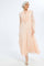 Redtag-Women-Front-Lace-Long-Sleeves-Pleated-Dress-Category:Dresses,-Colour:Apricot,-Deals:New-In,-Dept:Ladieswear,-Filter:Women's-Clothing,-LMC,-New-In-Women-APL,-Non-Sale,-S23B,-Section:Women,-Women-Dresses--