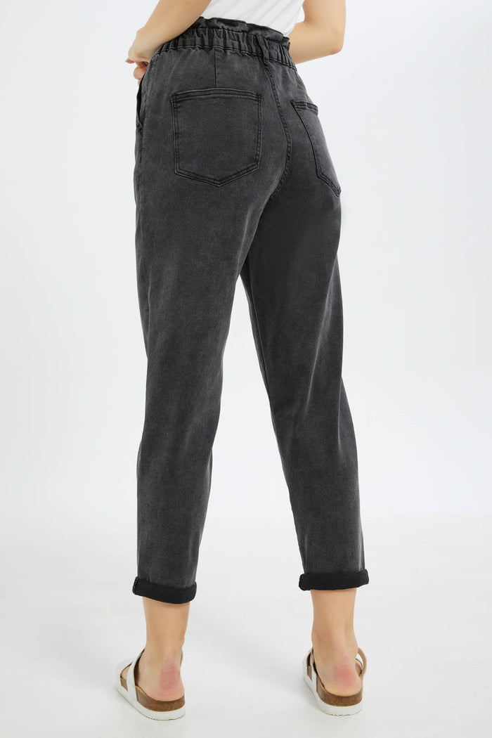 Redtag-Women-Black-Baggy-Fit-Jeans-Category:Jeans,-Colour:Black,-Deals:New-In,-Dept:Ladieswear,-Filter:Women's-Clothing,-FIT-WALL-(FTW),-New-In-Women-APL,-Non-Sale,-S23B,-Section:Women,-Women-Jeans-Women's-