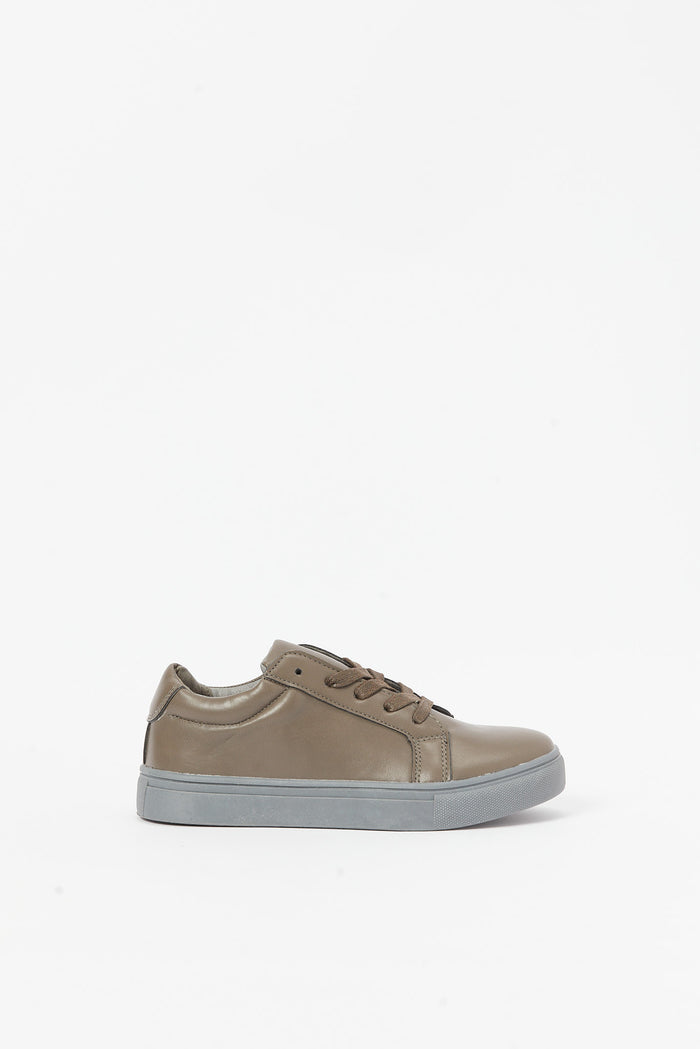 Redtag-Grey-Lace-Up-Sneaker-BSR-Shoes,-Category:Shoes,-Colour:Grey,-Deals:New-In,-Filter:Boys-Footwear-(5-to-14-Yrs),-H1:FOO,-H2:BSR,-H3:SHO,-H4:CAH,-N/A,-New-In-BSR-FOO,-Non-Sale,-S23B,-Season:S23B,-Section:Boys-(0-to-14Yrs)-Senior-Boys-5 to 14 Years