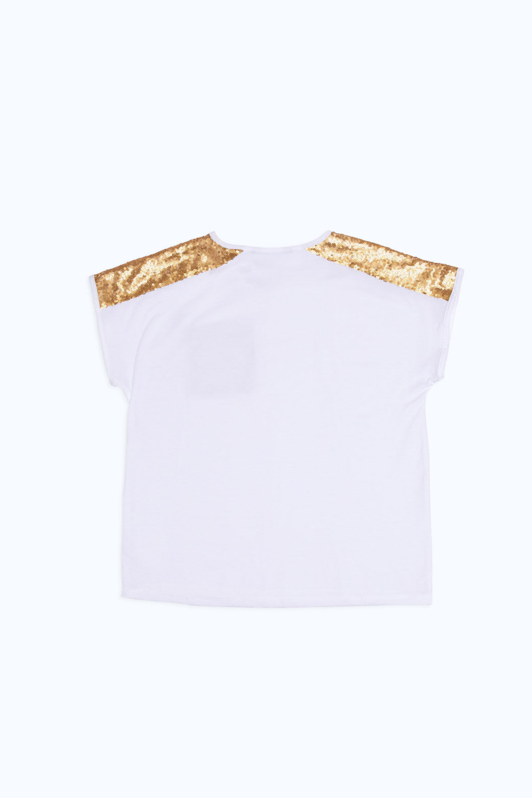 Girls gold sales sequin top