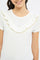 Redtag-Girls-White/Gold-Piping-Top-Category:T-Shirts,-Colour:White,-Deals:New-In,-Dept:Girls,-Filter:Senior-Girls-(8-to-14-Yrs),-GSR-T-Shirts,-H1:KWR,-H2:GSR,-H3:TSH,-H4:CAT,-New-In-GSR-APL,-Non-Sale,-RMD,-S23C,-Season:S23C,-Section:Girls-(0-to-14Yrs)-Senior-Girls-9 to 14 Years