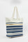 Redtag-Navy-And-White-Stripe-Beach-Bag-Category:Bags,-Colour:Assorted,-Filter:Women's-Accessories,-New-In,-New-In-Women-ACC,-Non-Sale,-S23B,-Section:Women,-Women-Bags-Women-