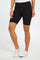 Redtag-Women-Black-Cycling-Shorts-Category:Shorts,-Colour:Black,-Deals:New-In,-Filter:Women's-Clothing,-H1:LWR,-H2:LAD,-H3:SPW,-H4:AST,-New-In-Women-APL,-Non-Sale,-S23B,-Season:S23B,-Section:Women,-Women-Shorts-Women's-