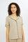 Redtag-Women-Beige-Linen-Short-Sleeves-Pyjama-Set-Category:Pyjama-Sets,-Colour:Beige,-Deals:New-In,-Filter:Women's-Clothing,-H1:LWR,-H2:LDN,-H3:NWR,-H4:PJS,-New-In-Women-APL,-Non-Sale,-RMD,-S23C,-Season:S23C,-Section:Women,-Women-Pyjama-Sets--