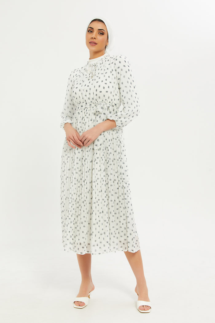 Redtag-Women-Allover-Printed-Belted-Dress-Category:Dresses,-Colour:Assorted,-Deals:New-In,-Filter:Women's-Clothing,-H1:LWR,-H2:LMC,-H3:DRS,-H4:CAD,-LMC,-Modest,-New-In-Women-APL,-Non-Sale,-Occasion:Party-Dress,-RMD,-S23C,-Season:S23C,-Section:Women,-Women-DressesDress-Size:Maxi-Dress--