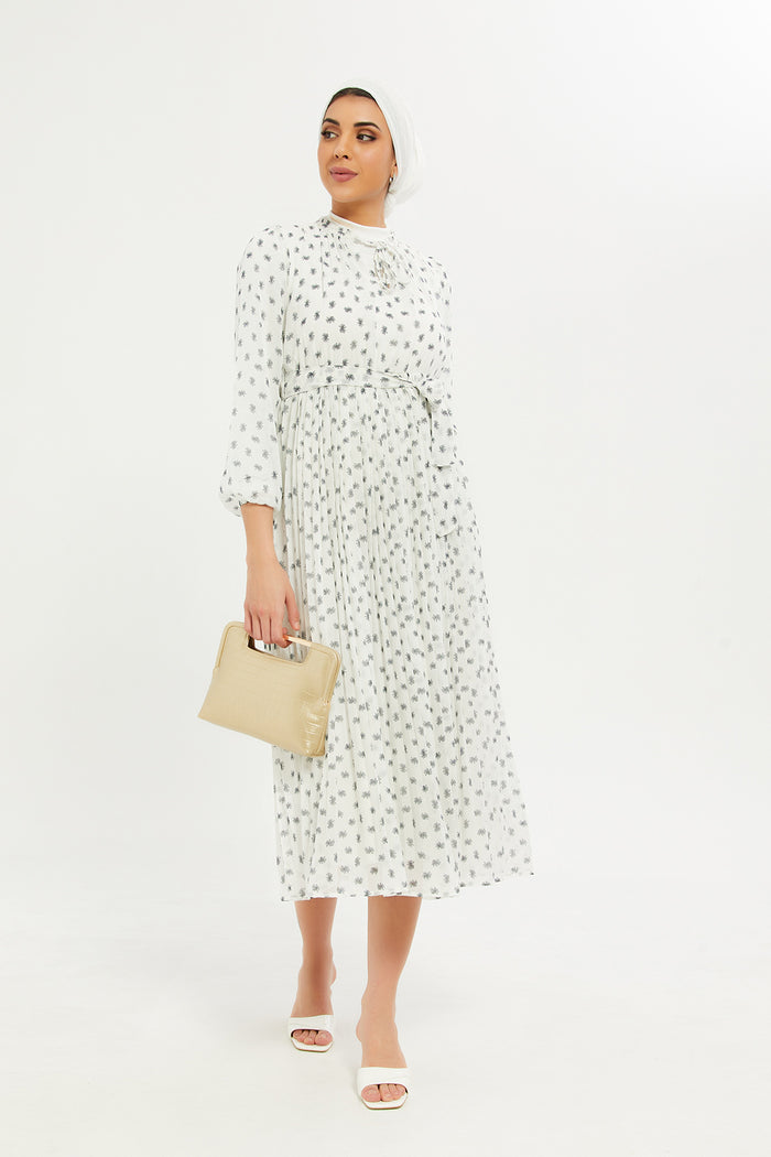 Redtag-Women-Allover-Printed-Belted-Dress-Category:Dresses,-Colour:Assorted,-Deals:New-In,-Filter:Women's-Clothing,-H1:LWR,-H2:LMC,-H3:DRS,-H4:CAD,-LMC,-Modest,-New-In-Women-APL,-Non-Sale,-Occasion:Party-Dress,-RMD,-S23C,-Season:S23C,-Section:Women,-Women-DressesDress-Size:Maxi-Dress--