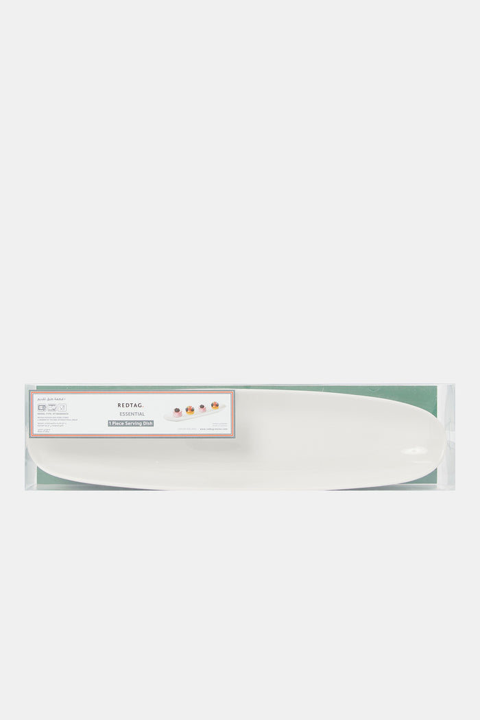 Redtag-White-Rectangle-Platter-365,-Category:Bowls,-Colour:White,-Deals:New-In,-Filter:Home-Dining,-H1:HMW,-H2:DIN,-H3:SEW,-H4:SSE,-HMW-DIN-Serveware,-New-In-HMW-DIN,-Non-Sale,-Season:365,-Section:Homewares,-Style:TABLE-Home-Dining-