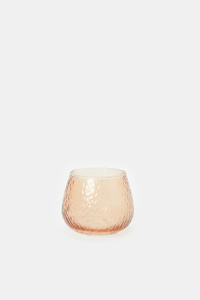 Redtag-Brown-Texture-Effect-Glass-Candle-Holder-Category:Candles-&-Fragrances,-Colour:Brown,-Deals:New-In,-Filter:Home-Decor,-H1:HMW,-H2:HOM,-H3:DEA,-H4:DCA,-HMW-HOM-Decorative-Accessories,-HMWHOMDEADCA,-New-In-HMW-HOM,-Non-Sale,-ProductType:Candle-Holder,-Promo:RIVA,-RMD,-S23C,-Season:S23C,-Section:Homewares,-Style:ACCENT-T-LIGHT-Home-Decor-