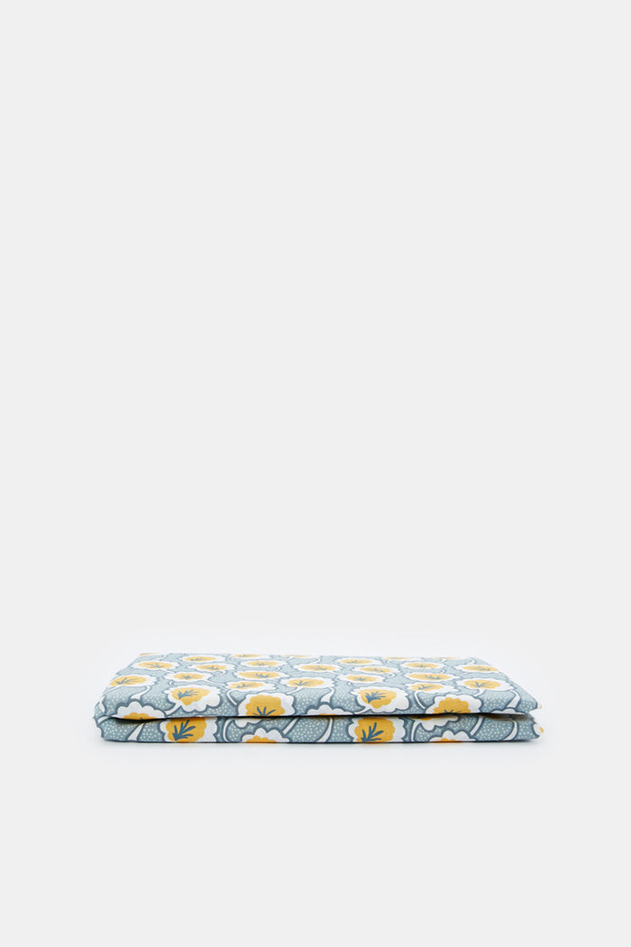 Redtag-Yellow/Grey-Floral-Printed-Pillowcase-Category:Pillowcases,-Colour:Yellow,-Deals:New-In,-Filter:Home-Bedroom,-H1:HMW,-H2:BED,-H3:BLN,-H4:PWC,-HMW-BED-Pillowcases,-HMWBEDBLNPWC,-New-In-HMW-BED,-Non-Sale,-Packs,-ProductType:Pillowcases,-S23C,-Season:S23C,-Section:Homewares,-Set:Set-of-2,-Style:SET-OF-2-Home-Bedroom-