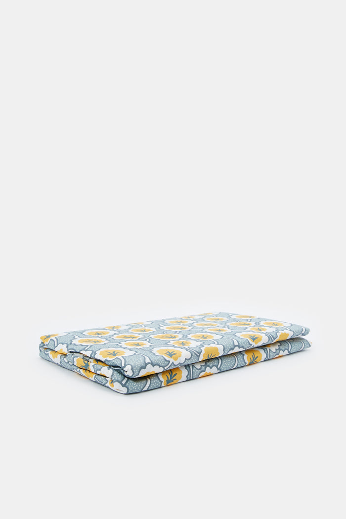 Redtag-Yellow/Grey-Floral-Printed-Pillowcase-Category:Pillowcases,-Colour:Yellow,-Deals:New-In,-Filter:Home-Bedroom,-H1:HMW,-H2:BED,-H3:BLN,-H4:PWC,-HMW-BED-Pillowcases,-HMWBEDBLNPWC,-New-In-HMW-BED,-Non-Sale,-Packs,-ProductType:Pillowcases,-S23C,-Season:S23C,-Section:Homewares,-Set:Set-of-2,-Style:SET-OF-2-Home-Bedroom-