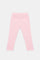 Redtag-Girls-Baby-Pink-Ribbed-Legging-With-Bow-Category:Leggings,-Colour:Apricot,-Deals:New-In,-Filter:Infant-Girls-(3-to-24-Mths),-H1:KWR,-H2:ING,-H3:TRS,-H4:LEG,-ING-Leggings,-KWRINGTRSLEG,-New-In-ING-APL,-Non-Sale,-ProductType:Leggings,-S23D,-Season:S23D,-Section:Girls-(0-to-14Yrs)-Infant-Girls-3 to 24 Months